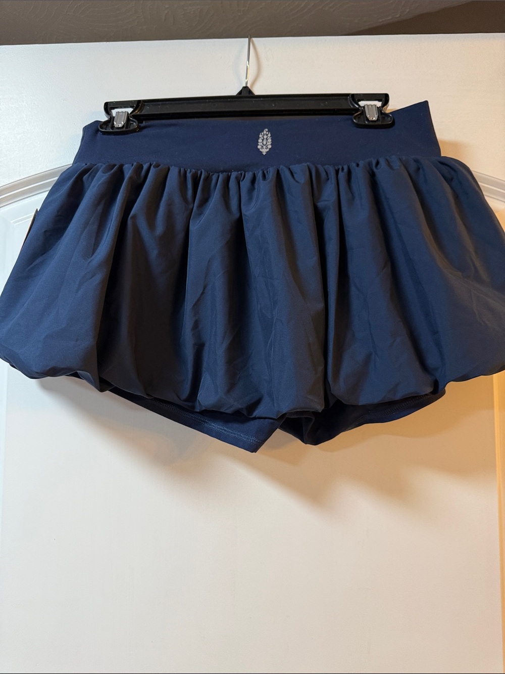 Free People Navy Layered Ruffle Skort - Picture 2 of 5